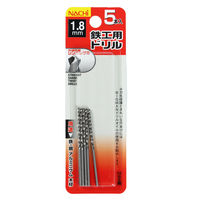 不二越 ナチ（NACHI） 鉄工用ドリル 5本入り シンニング 1.5ミリ