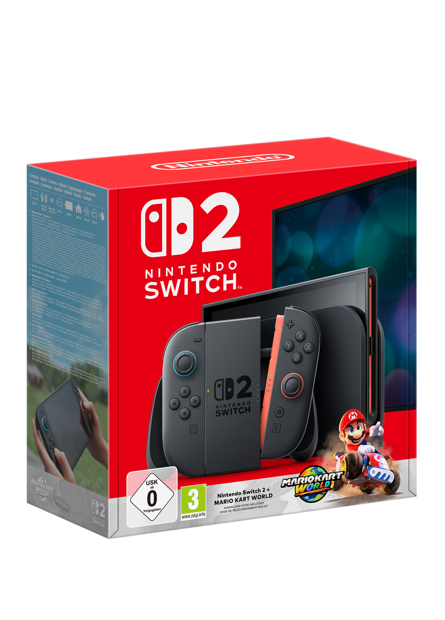 Nintendo - Switch 2 Konsol - Mavi-Kirmizi
