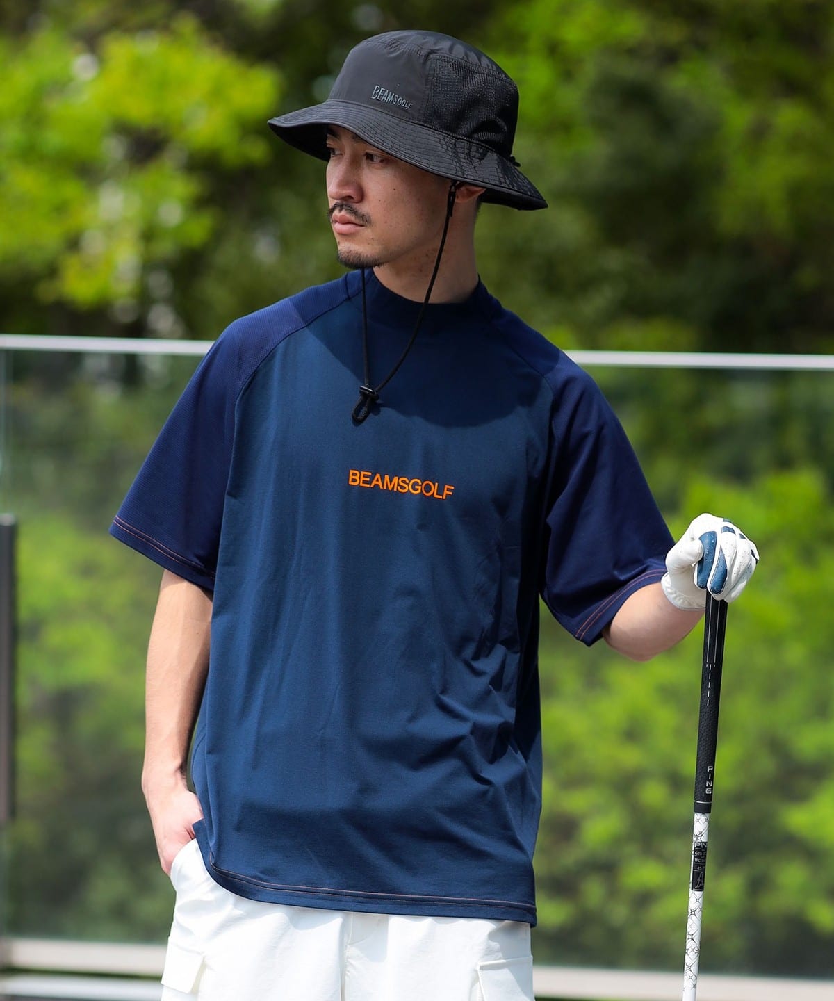 BEAMS GOLF（ビームス ゴルフ）ORANGE LABEL / ラグラン切り替え
