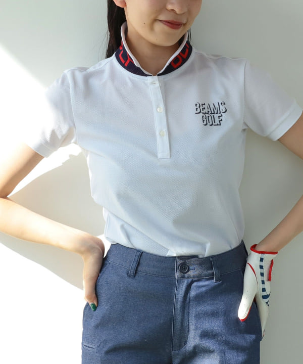 BEAMS GOLF（ビームス ゴルフ）ORANGE LABEL / 襟裏 ロゴ ポロシャツ