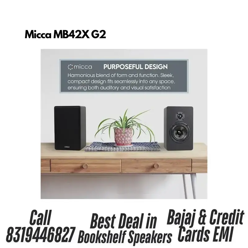 Buy Micca MB42X G2 4 Inch Bookshelf Speakers | RDX Music Store