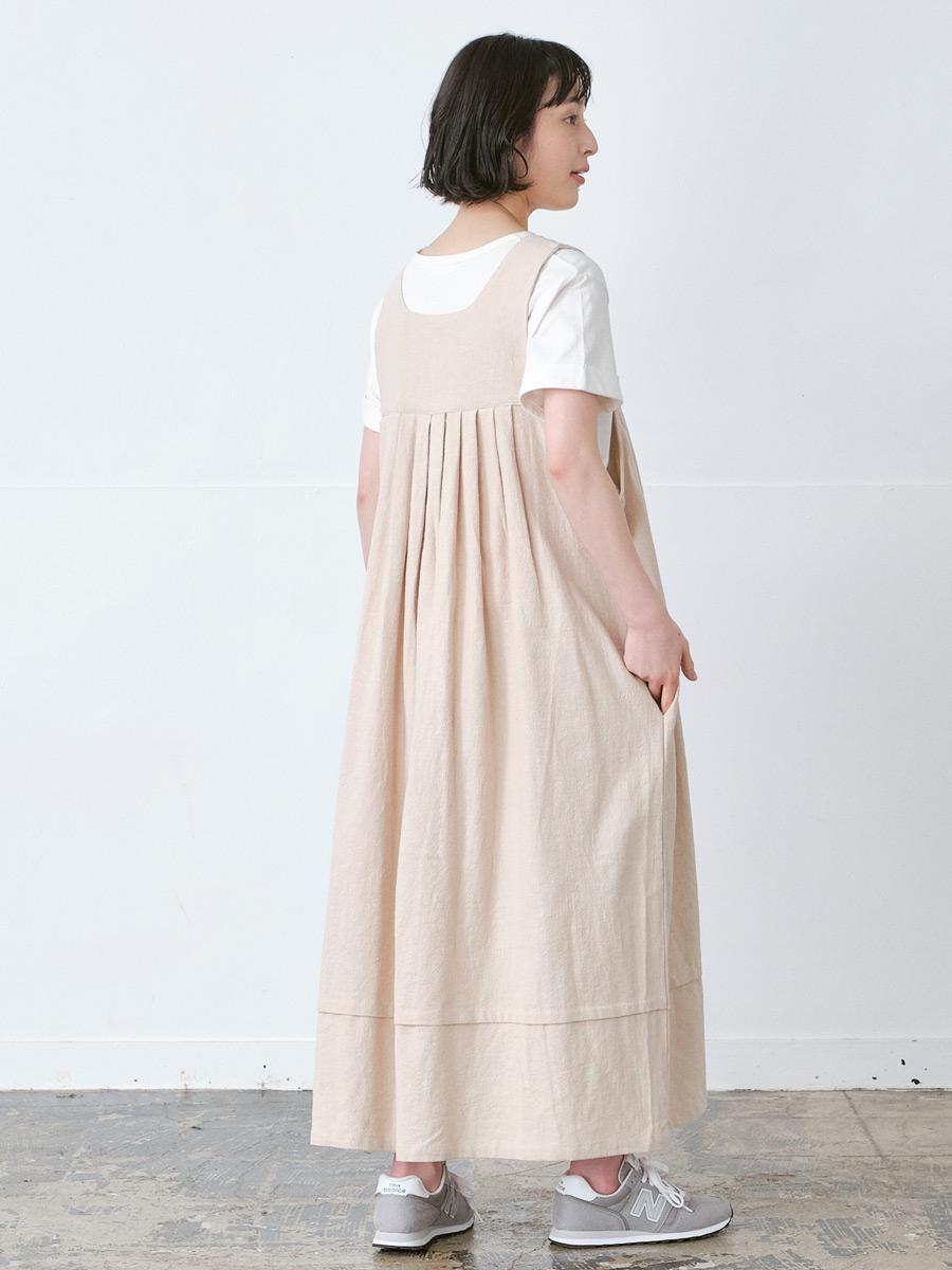 2WAYノースリーブワンピース 綿麻スラブ | OPノースリーブ | 【公式】D