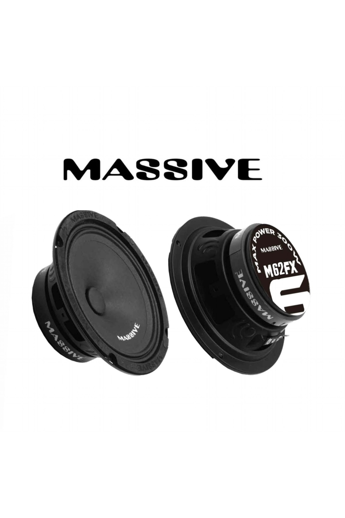 Massive Ms-m62fx 16 Cm Çifti 600wat-240 Rms Oto Midrange Hoparlör