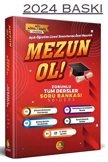 Liyakat Yayınları 2026 AÇIK LİSE Zorunlu Tüm Dersler Soru Bankası