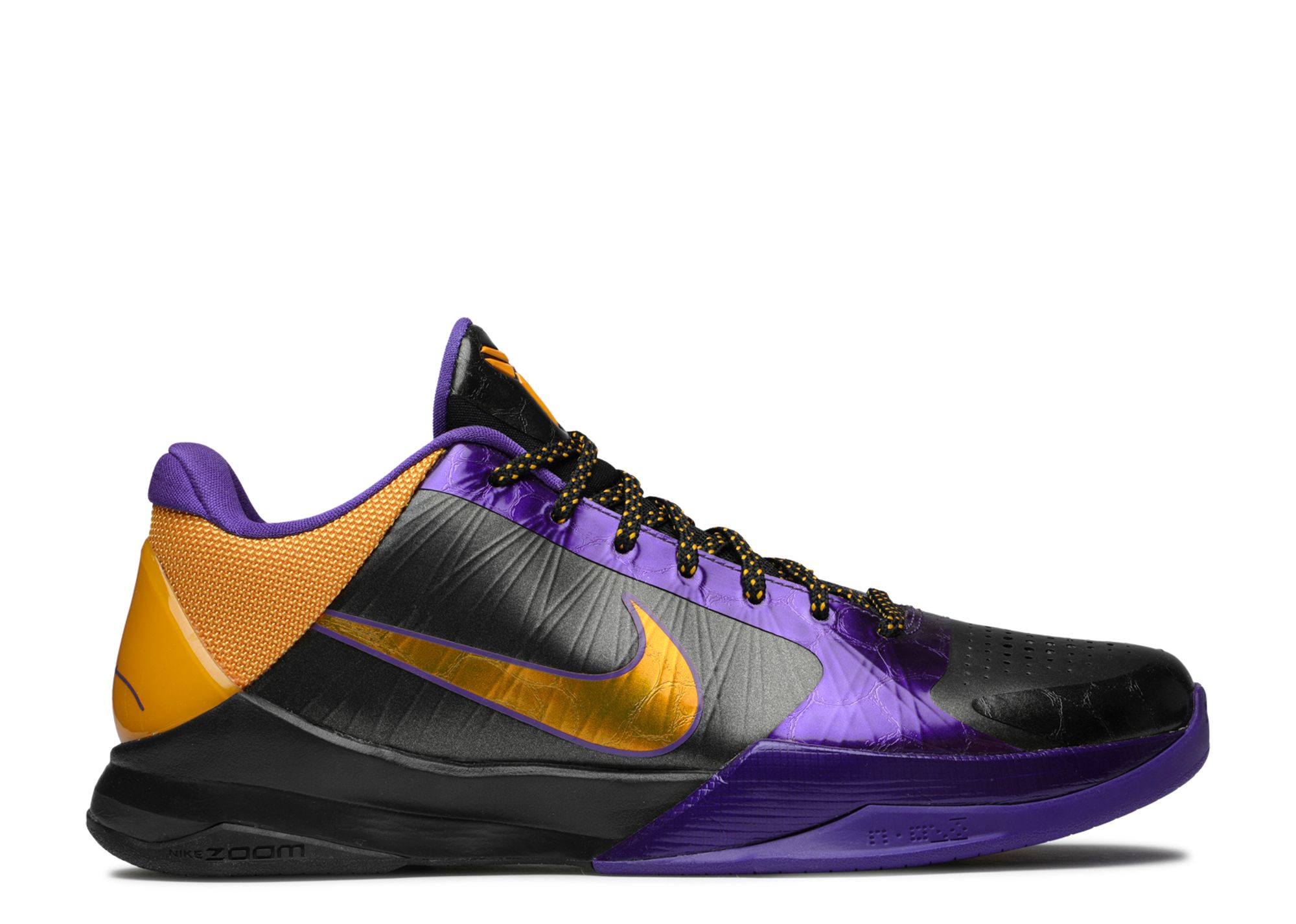 Zoom Kobe 5 'Lakers Away' - Nike - 386429 071 - black/del sol