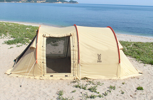 レンタル DOD カマボコテント2（タンカラー） |ANAキャンプ用品