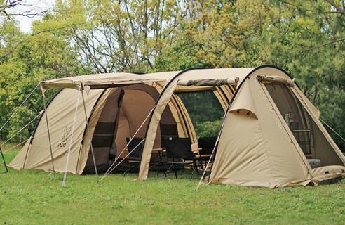 レンタル DOD カマボコテント2（タンカラー） |ANAキャンプ用品