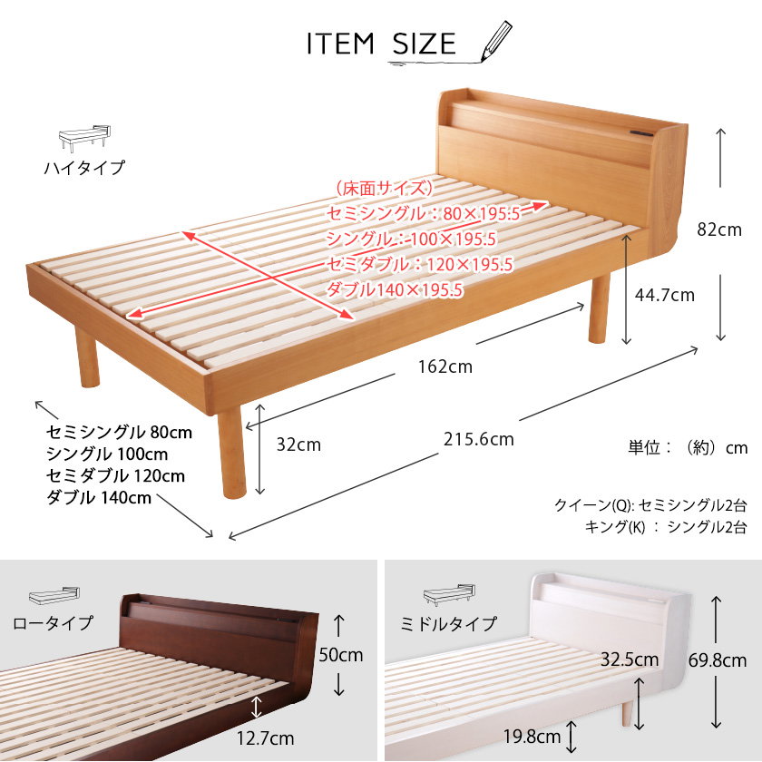 ポイント10倍】シングルベッド すのこベッド 三つ折りマットレス付