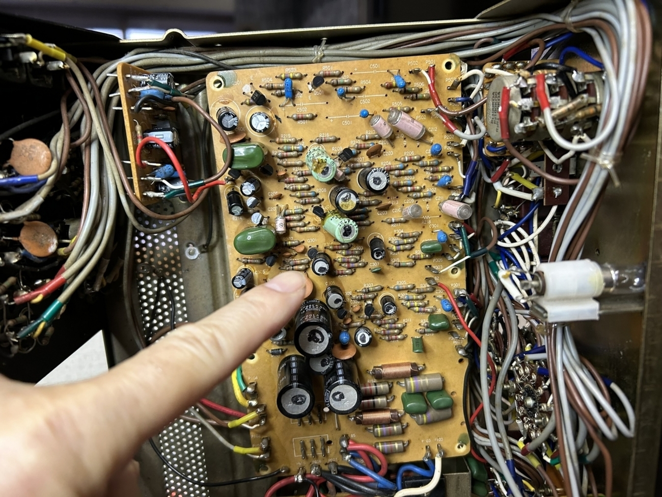 LUXMAN プリメインアンプ L-507の修理 ーその6ー - TomのブログⅡ