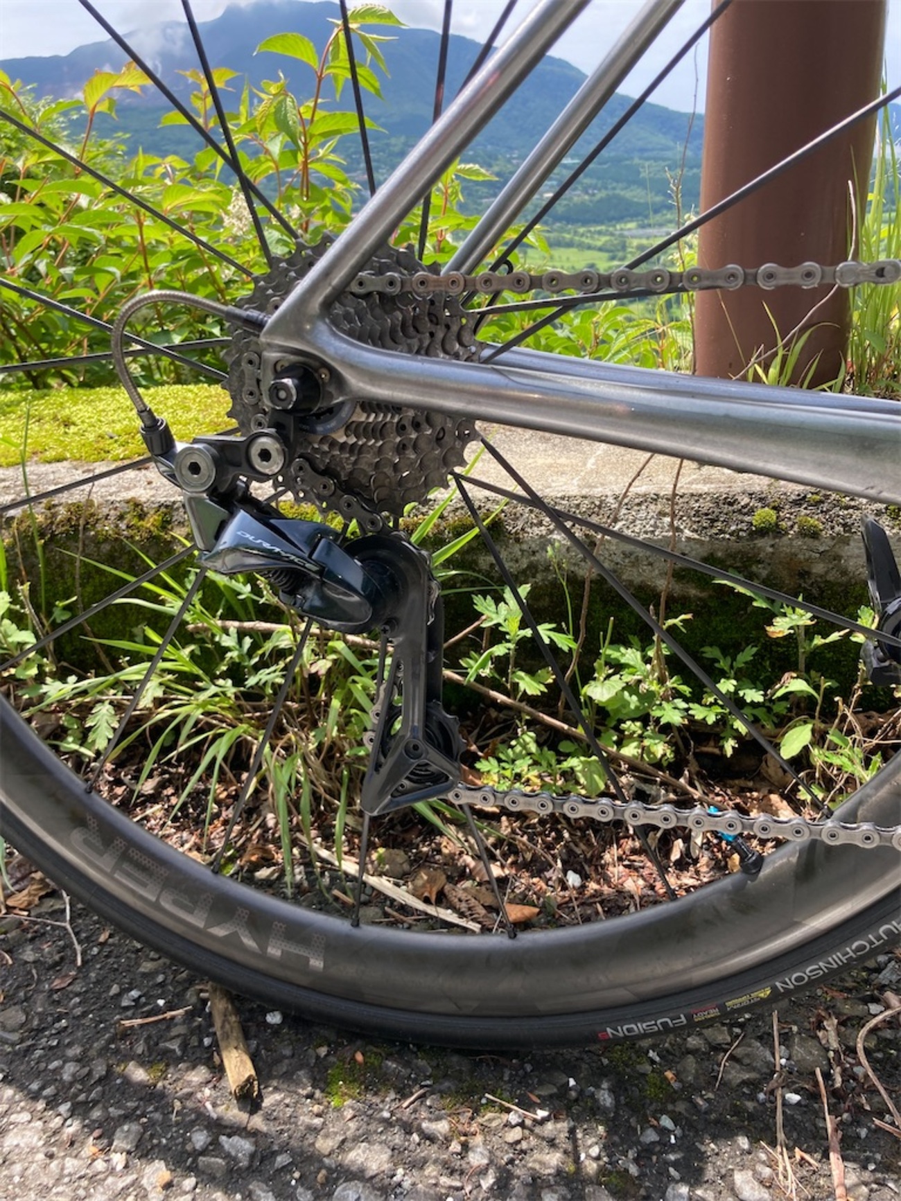 ビッグプーリーやめたってよ。デュラエースRD-R9100にのプーリーを純正