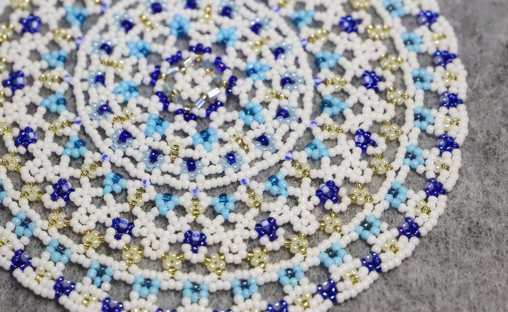 ビーズドイリーマット | iichi 日々の暮らしを心地よくする