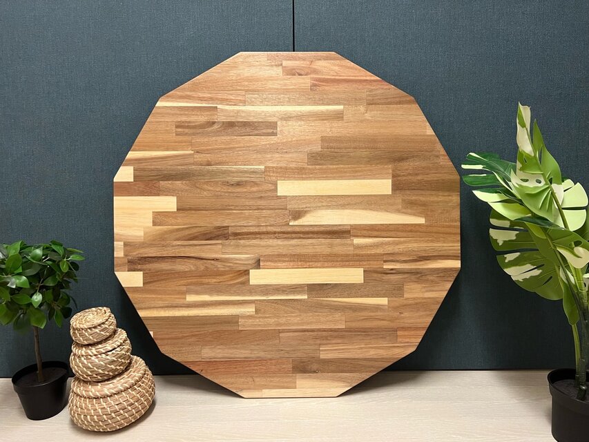 送料無料】 ローテーブル 12角 90cm アカシア 折りたたみ脚 | iichi