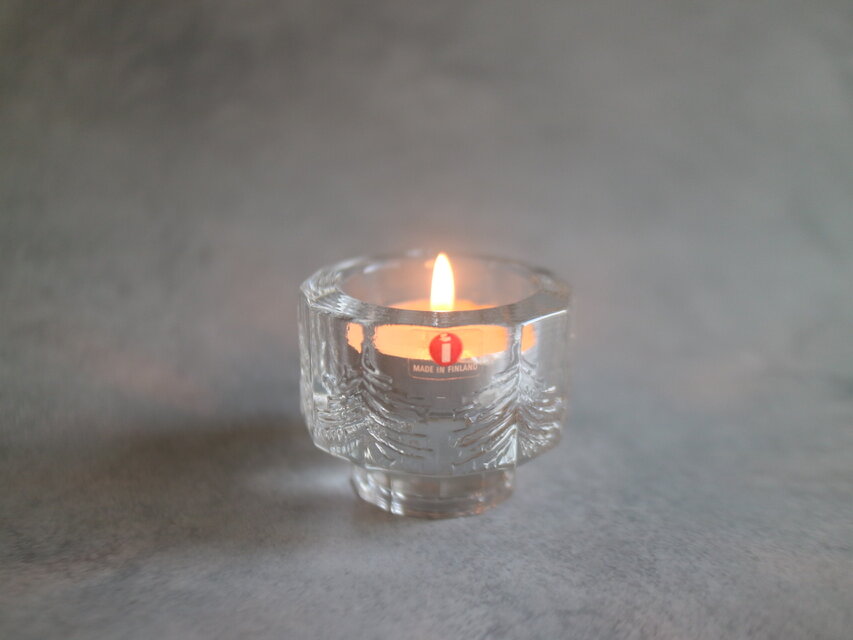 iittala イッタラ ／ KUUSI クーシ ／ もみの木 キャンドルホルダー 小