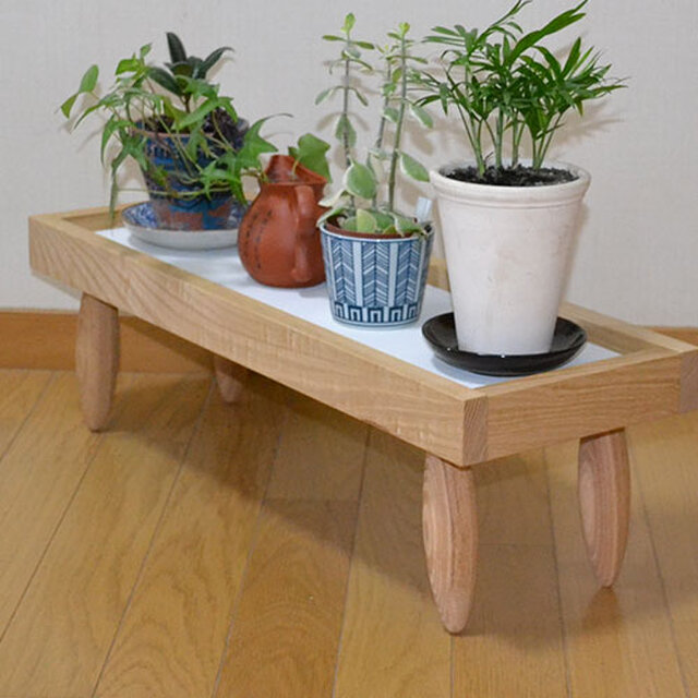 観葉植物台Mサイズ 飾り台 多肉植物台 | iichi 日々の暮らしを