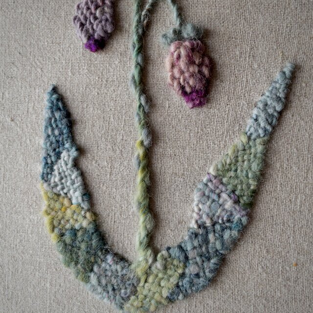 一点もの】刺繍 ファブリックパネル 『Flower,d.』 | iichi 日々の