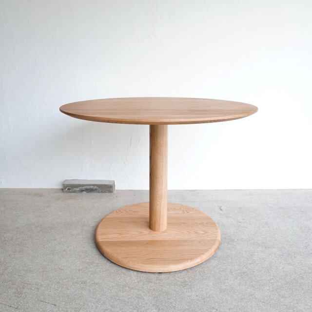 総無垢材/ラウンドテーブル/丸テーブル/直径100cm/直径110cm/高さ指定