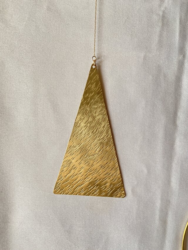 ichiさま専用『祝福のツリー - 真鍮とステンドグラスのモビール