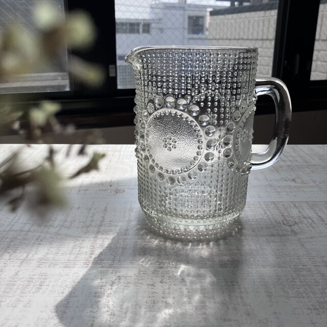 北欧＊水滴のような北欧の水差し／リーヒマエンラシ／グラッポニア