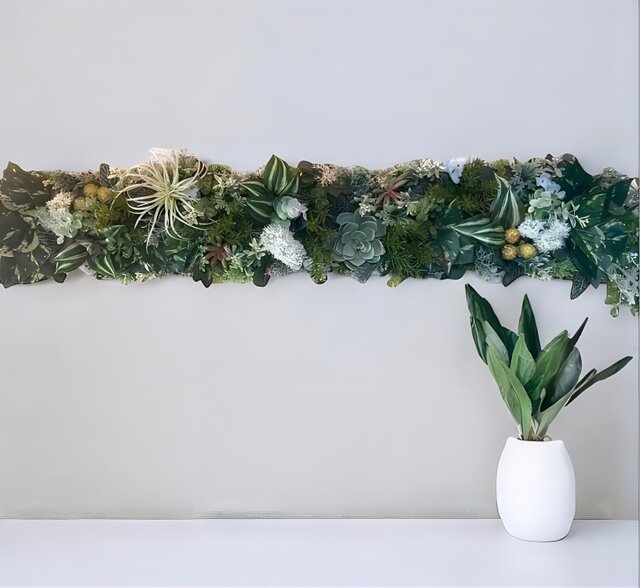 光触媒 人工観葉植物 ウォールグリーン フェイクグリーン 壁掛け801