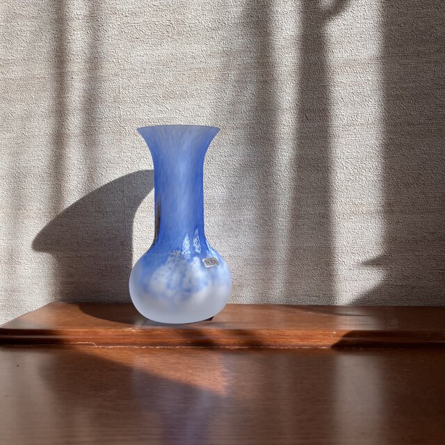 北欧＊BODA アクアブルーの花瓶/水色/ヴィンテージ花瓶 | iichi 日々の