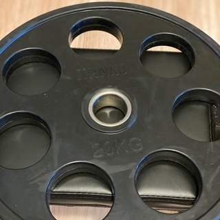 業務用オリンピックラバープレート 20キロ2枚