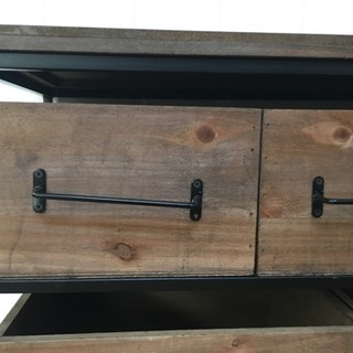 salut！(サリュ)アイアンウッド5ドロワーマルチラック (atuatucafe