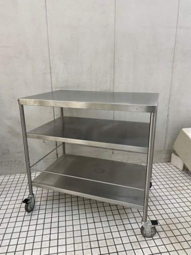 IKEA - FLYTTA フリッタ キッチンワゴン , ステンレススチール , 98x57