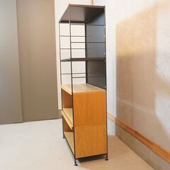無印良品(MUJI)の人気のオーク材×スチールユニットシェルフ ボックス