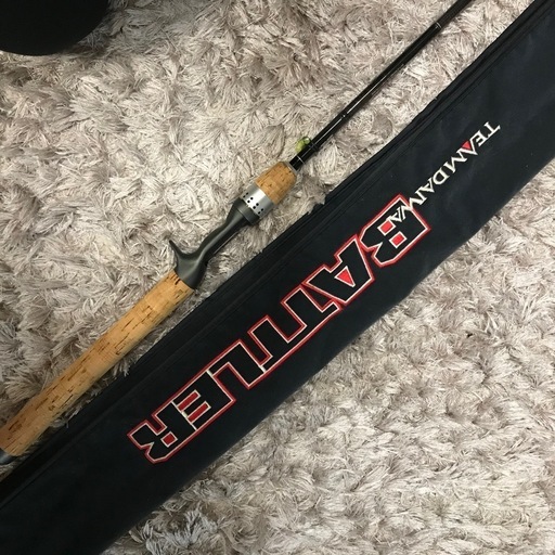 ケ*ン様 バス釣り引退TEAM DAIWA BATTLER バスロッド 1ピース バス釣り