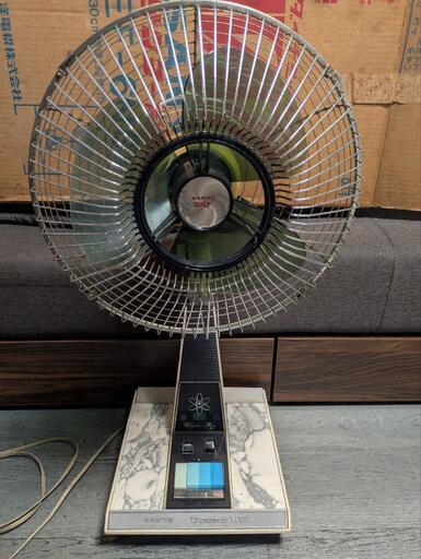 サンヨー 扇風機 ダイナミックワイド EF-6N0型 レトロ Dynamic (有