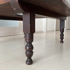 お取引決定】昭和レトロ穴開きちゃぶ台 (m) 万博記念公園のテーブル