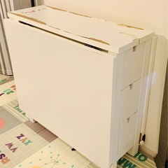 IKEA 折りたたみテーブル ダイニングの中古が安い！激安で譲ります