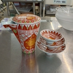 0303-225 有田焼 匠の蔵 至福の徳利 赤絵金彩 酒器 (ジモスポ船橋