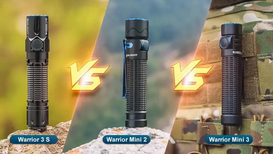 Portable Tactical Flashlight Contrast: Warrior Mini 3 Vs Warrior