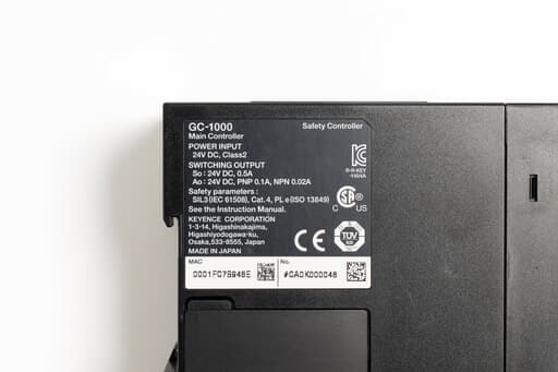キーエンス セーフティコントローラ GC-1000 | 保守部品.com