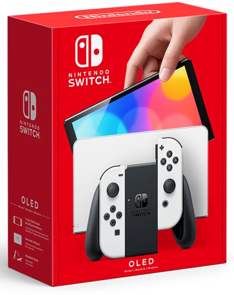 Nintendo Switch OLED - White | Ozone.ro