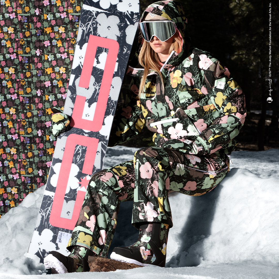 アンディ・ウォーホルとDC SNOWBOARDINGによるコラボレーションが実現