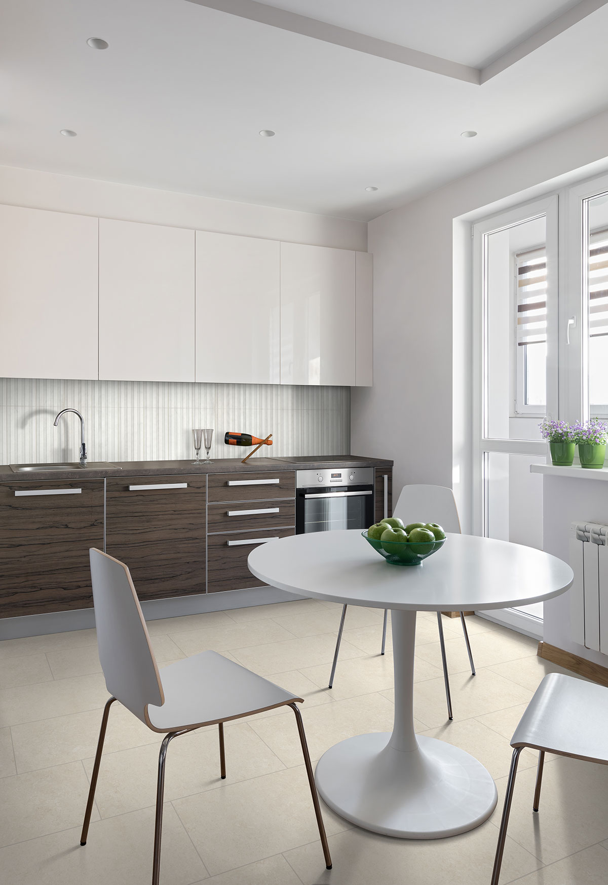 Arabescato Venato White Tile Slat Honed - MSI Backsplash