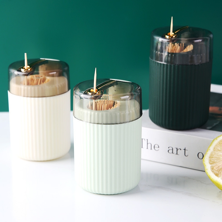 爪楊枝入れ つまようじホルダー ワンプッシュ式[品番：FQ000207627