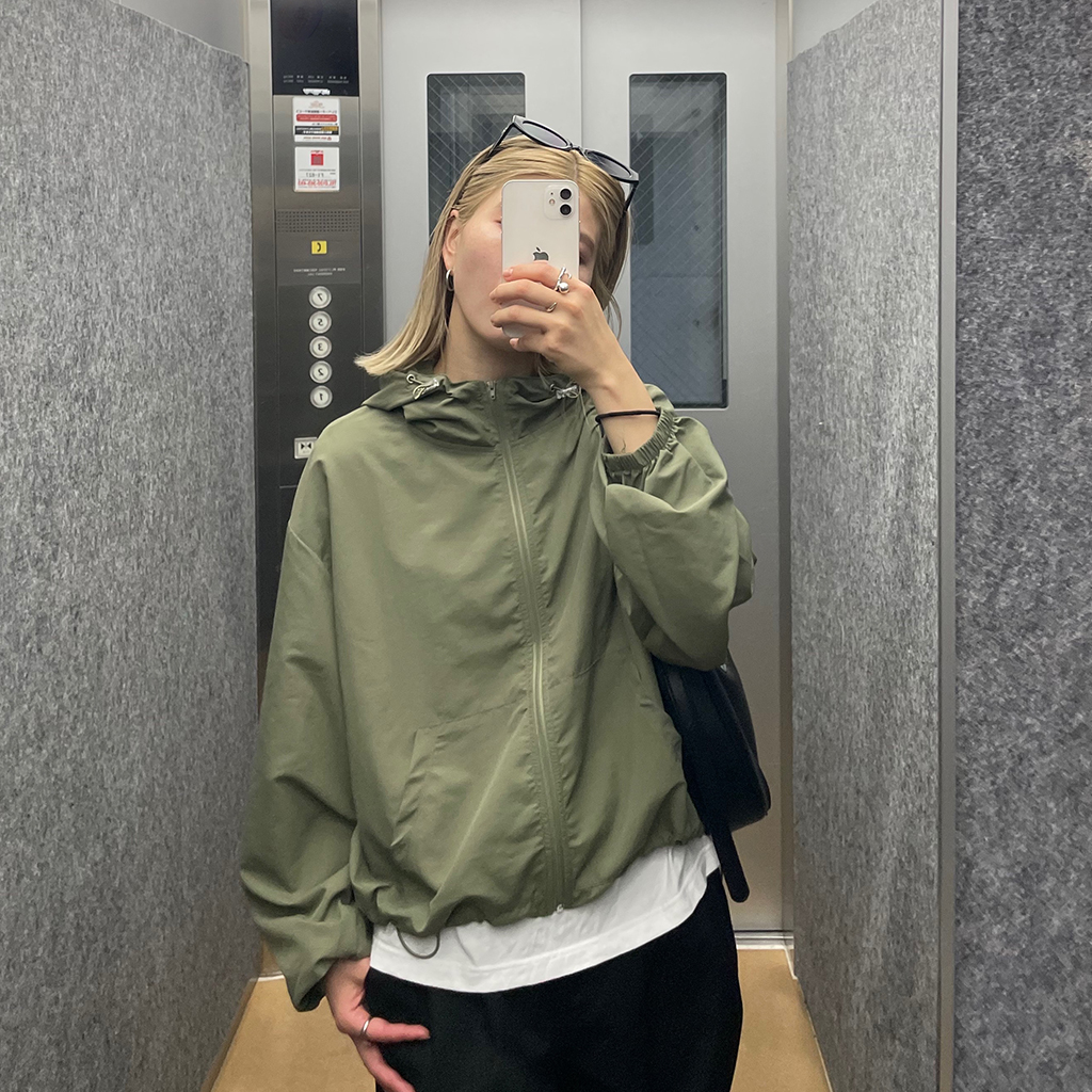 フーディーウインドブレーカー | ファッション通販サイト NUGU