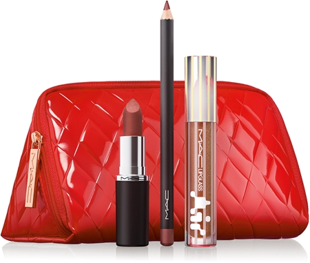 MAC Cosmetics Holiday Trending Tomorrow Lip Trio Nude Christmas