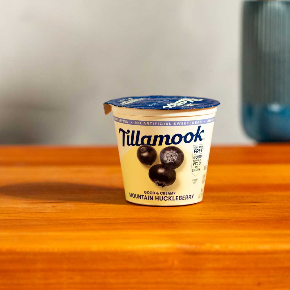 Tillamook Mountain Huckleberry Low Fat Yogurt - 6 oz | Smith