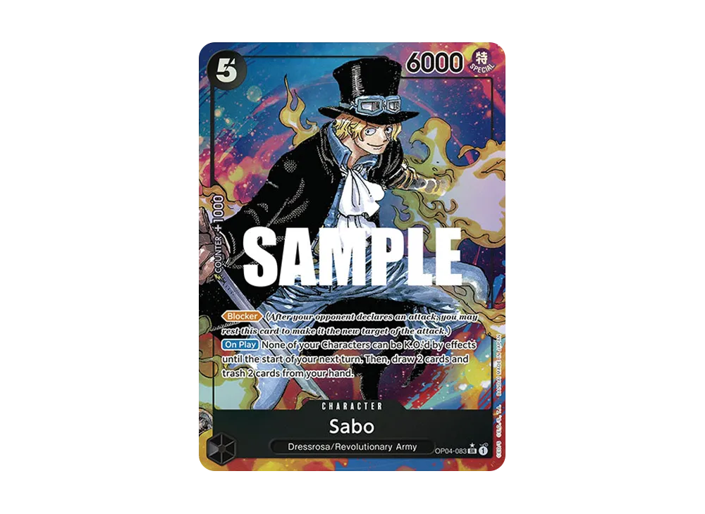 サボ SR [OP04-083] ( 8パックバトル優勝記念品)の新品/中古フリマ