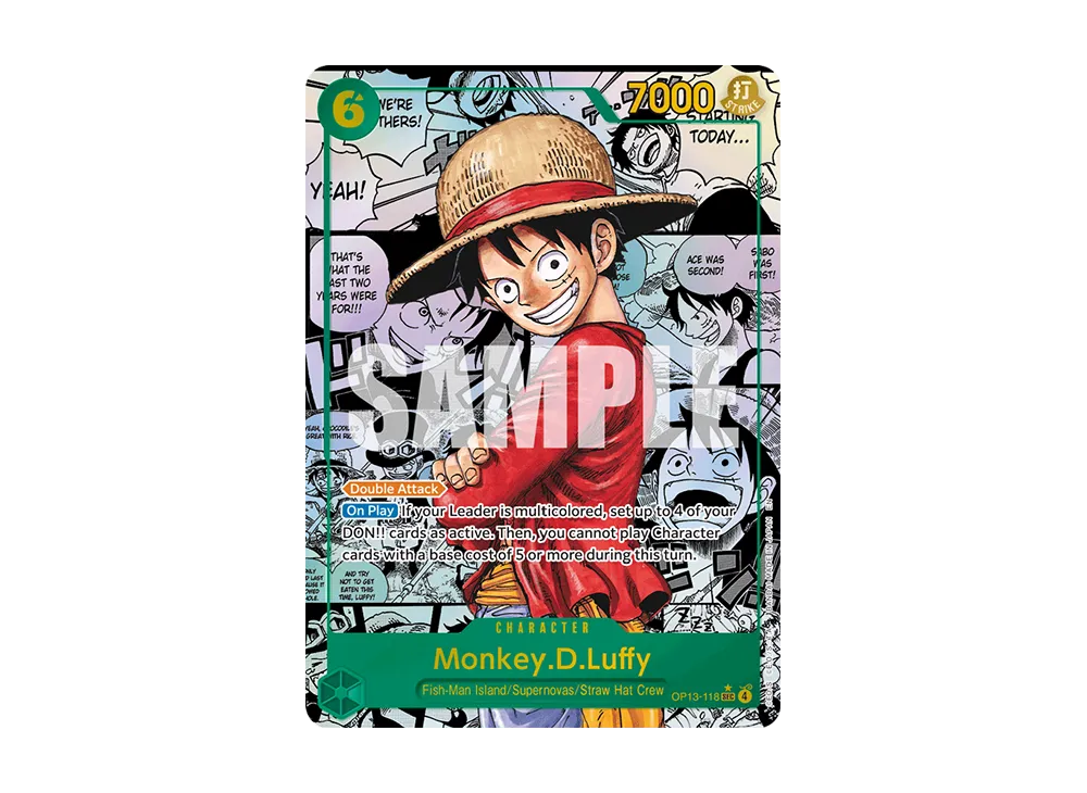 モンキー・D・ルフィ SEC-RSP (レッドコミパラ) [OP13-118