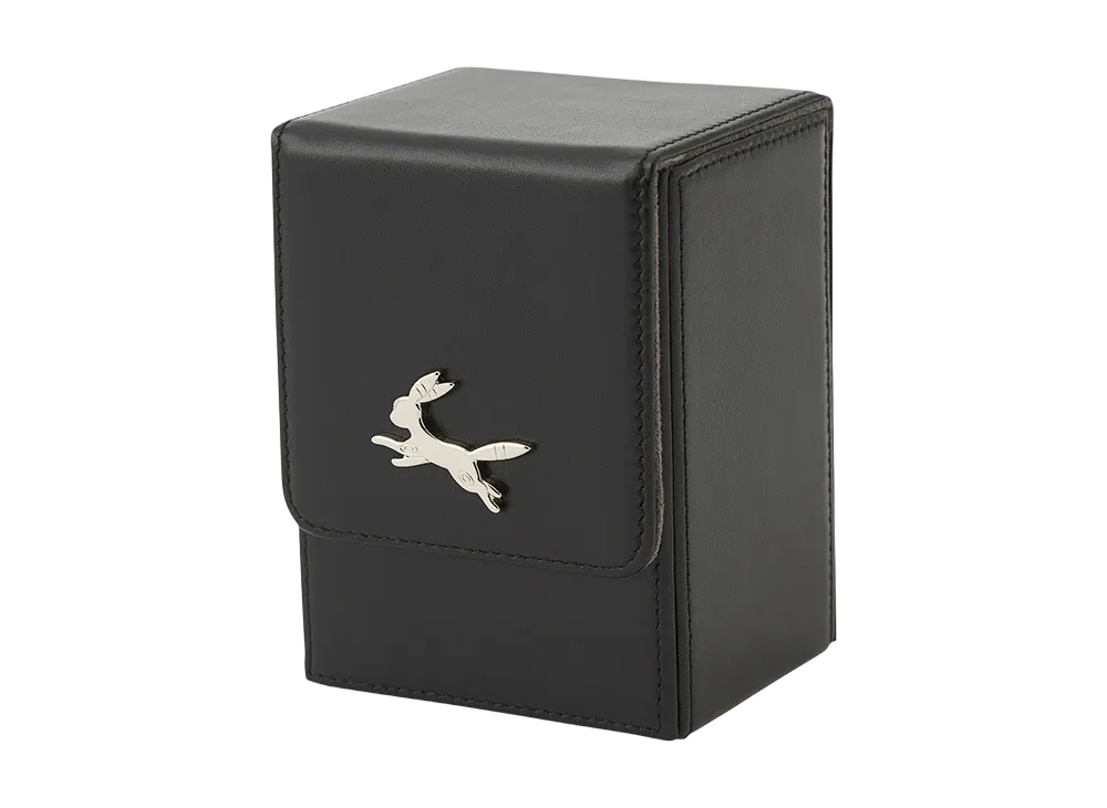 ポケモンカードゲーム 本革フリップデッキケース ブラッキーの新品