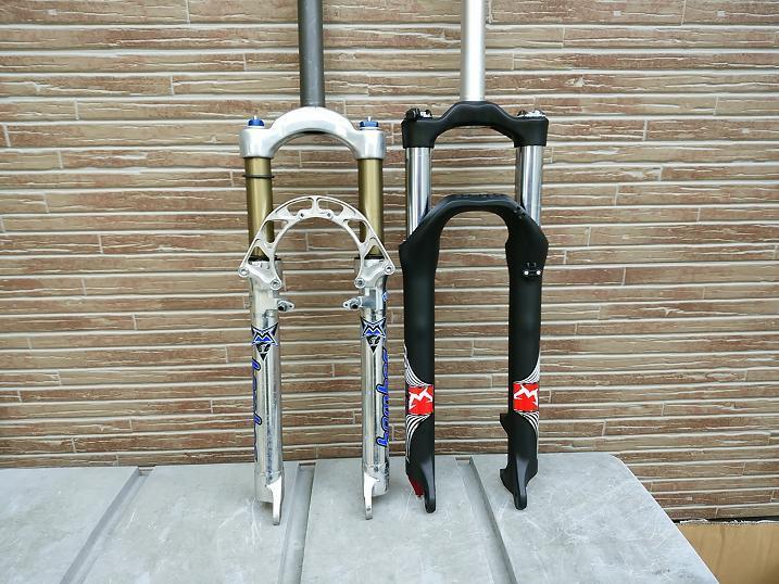 新旧マルゾッキ、サスペンションフォーク｜山育ちのブログ｜山育ちです