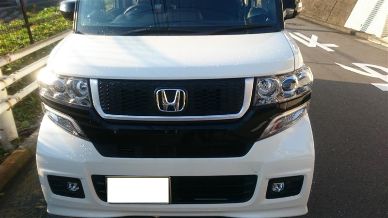 N-BOX Modulo X用(モデューロX)純正フロントグリル交換（ホンダ N-BOX+