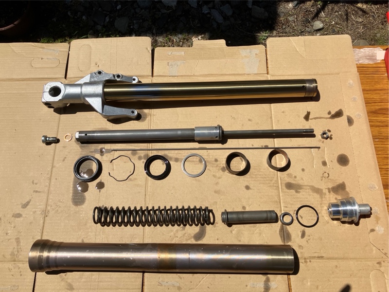 ZXR250 C型 フロントフォークオーバーホール（カワサキ ZXR250）by こ