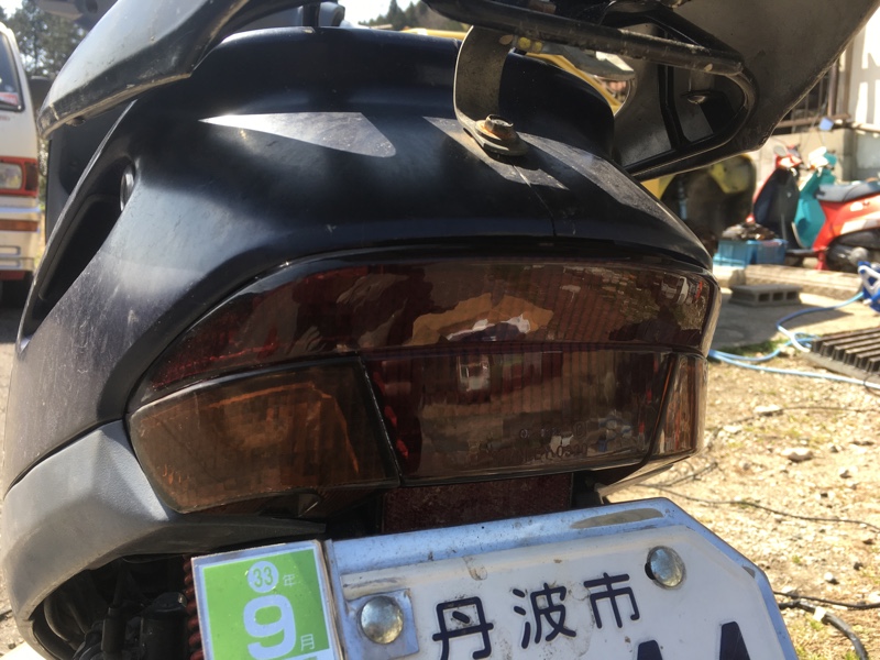 ホンダ純正 ZX用スモークテール のパーツレビュー | Super Dio