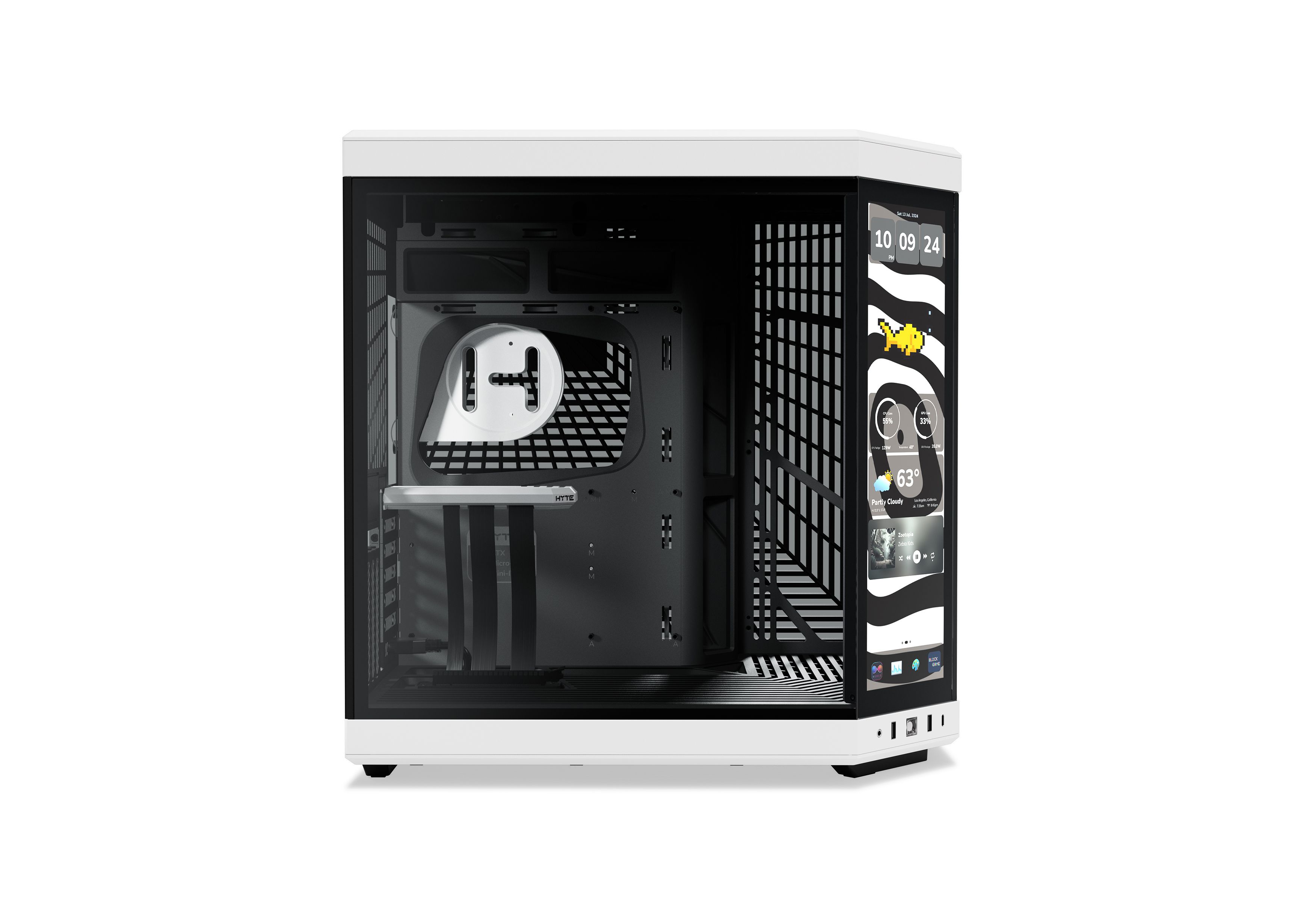 Y70 touch infinite - Our New PC Case with LCD Screen - Panda | HYTE